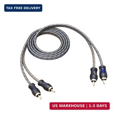 RCI23 3ft 2-Channel RCA Audio Cable Twisted Pair Noise Reduction 100 Oxygen F