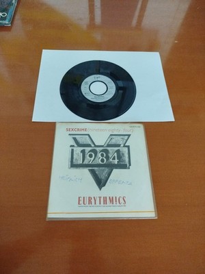 EURYTHMICS, Sexcrime (1984)/ I did it just the same Single Vinyl 7'' 