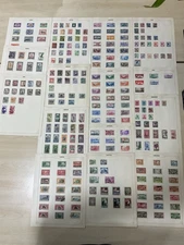 Lebanon, Libya, Liberia stamps. 1800s on. Vintage. Leaves. D50