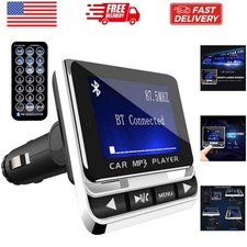 Bluetooth FM Transmitter for Car, Wireless Car Radio Adapter, Handsfree Auto ...