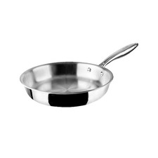 Ibili Triply Natural Bratpfanne 22 cm Edelstahl Induktionsgeeignet