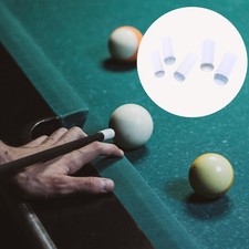 20Pcs Plastic Grey Cue Billiards Cue Tips Protector Pool Cue Spout Head
