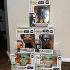 Funko Pop! Vinyl: Star Wars The Mandalorian Lot  , #368, #464, #465,