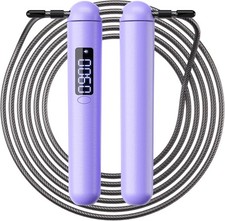 Smart Jump Rope W Calorie Counter Adjustable Speed for Home Workouts NEW SEALED