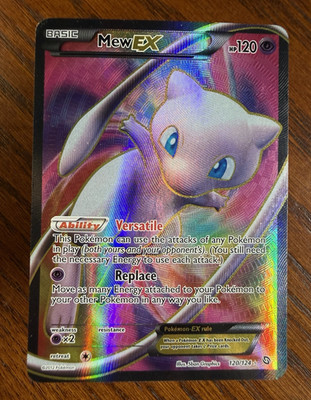 The Pokémon Company Pokémon TCG Mew EX 120/124 Dragons Exalted Full Art Holo UR