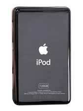 Black Back Plate Apple iPod Classic 6th 7th Housing Rear Thin Cover 120GB Rear