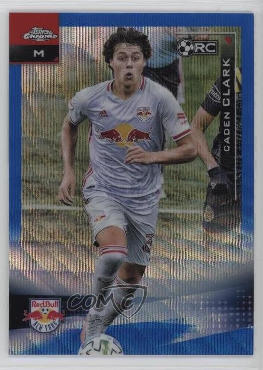 2021 Topps Chrome MLS Blue Wave Refractor 157/199 Caden Clark #115 0m4f