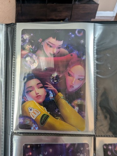 KPOP Demon Hunters x McDonald's Netflix Photo Card K-Pop Rumi, Mira and Zoey 