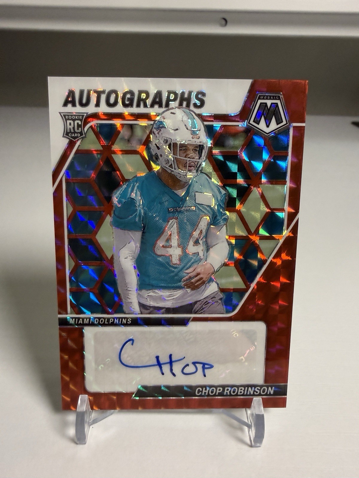 Chop Robinson 2024 Panini Mosaic Autographs Mosaic Rookie Auto SP /199 #AM-CRN