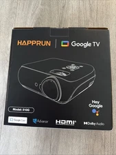HAPPRUN OFFICIAL LICENSED GOOGLE TV SMART PROJECTOR HAPPRUN 4K UHD - BLACK