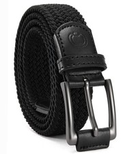 Mens Stretch Belt - 1 3/8" Elastic Braided Golf Belt for Men Women - Stretchy...
