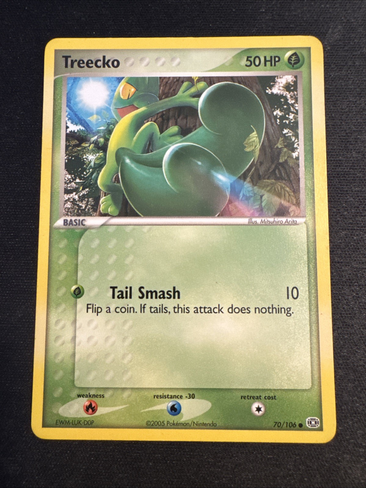 Pokemon Treecko 70/106 ex Emerald