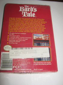 Bard's Tale (Nintendo Entertainment System, 1991) New Sealed Rare NES Classic