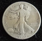 1920 S Walking Liberty Half Dollar About Good 90% Silver See Pics