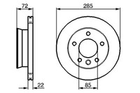 2X Bosch Bremsscheibe 0 986 479 212 FüR Sprinter Mercedes B903 Bus 308 CDI 903