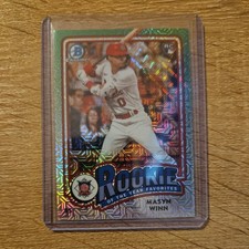 2024 Bowman Masyn Winn Rookie Of The Year Favorites Mega Box Mojo Refractor