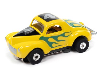 Aw Auto World Autoworld Sc408-1 Yellow Thunderjet 1941 Willys Gasser Ho Scale El