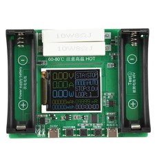 18650 Li-ion Battery Capacity Tester Module LCD Display USB Type-C Port 5V 1A