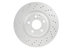 2x Bremsscheibe gelocht 0 986 479 A60 BOSCH f&uuml;r MERCEDES-BENZ CLA Coupe A-CLASS