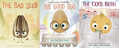 The Bad Seed Series 3 Books Set By Jory John - The Bad Seed; The Good Egg; T...