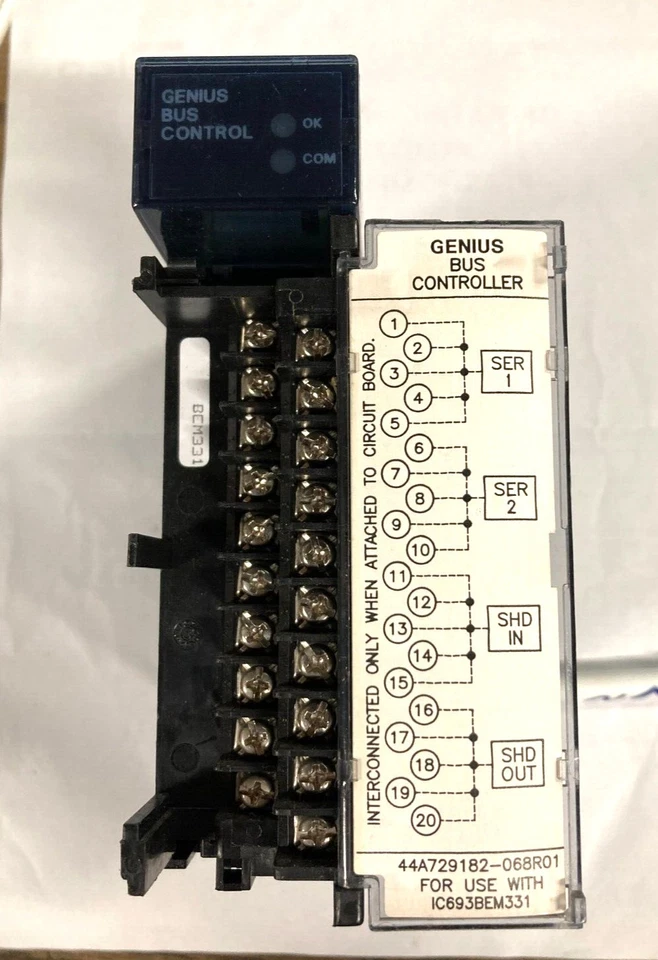 GE Fanuc IC693BEM331N Series 90-30 Genius Bus Controller - - Image 4 of 4