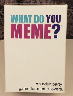 What Do You Meme? An Adult Party Game For Meme-Lovers. Open Box