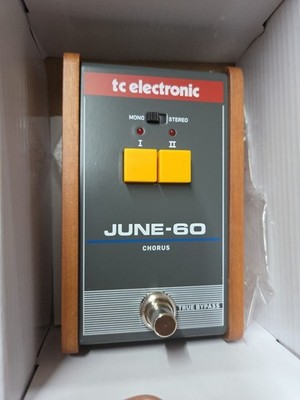 TC Electronic June-60 Chorus Effect Pedal for Guitar JP New Open Box FREE SHIP!