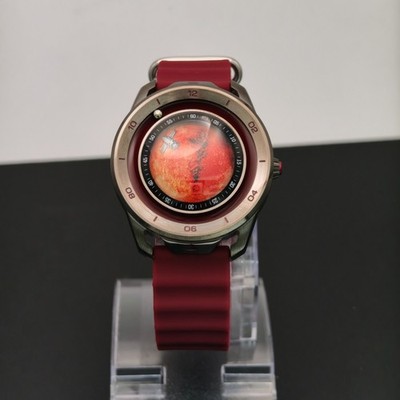 Magnet Orbit Mars Magnetic Ball Watch Red Silicone Strap Luminous Dial