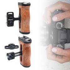 Locating Side Handle with Cold Shoe Side Handle for DSLR Camera Cage Camera