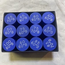 Twelve (12) assorted SOLID DELAVAN OIL BURNER NOZZLE with fine filter