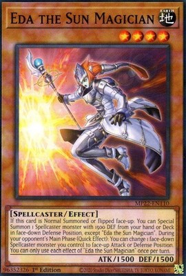 Yu-Gi-Oh! Eda the Sun Magician MP22-EN110 Common 1st Ed EN