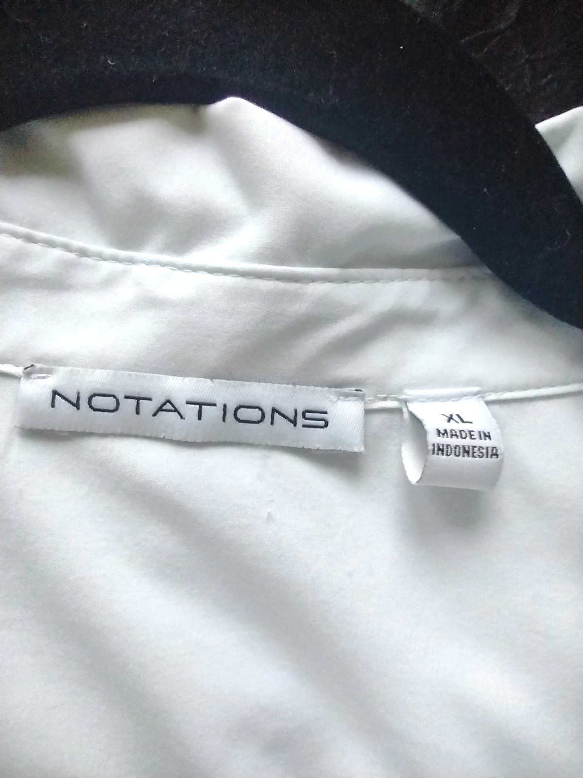 Notations Collared Button Down Long Sleeve Blouse… - image 11