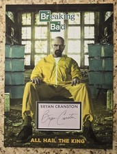 Breaking Bad Bryan Cranston 12x16 Custom Matte Signed Autograph ACOA COA