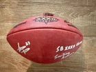 Steve Atwater Denver Broncos Signed Super Bowl XXXII Football Smiling Assassin