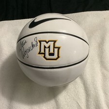 Nike Marquette Golden Eagles Autographed Basketball Steve Wojciechowski
