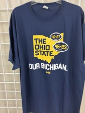 NWOT University of Michigan Wolverines anti-Ohio State Buckeyes football XXL