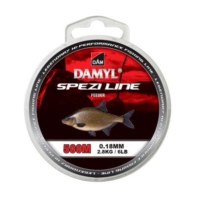 D.A.M DAM Spezi Line Feeder 500 mt Monofilamento Nylon Marrón Oscuro - Imagen 1 de 2