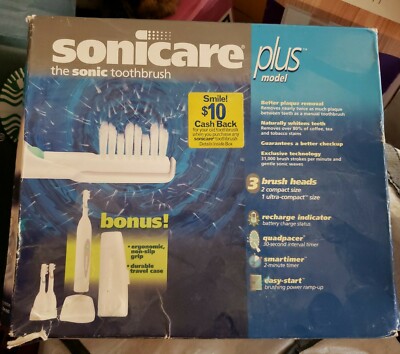 New SONICARE PLUS MODEL Battery Powered Toothbrush Sonic Care Model PL4 sealed