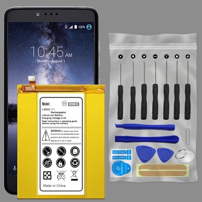 Long Lifespan 3820mAh Standard Battery + Toolset for ZTE Grand X Max 2 Z988 USA