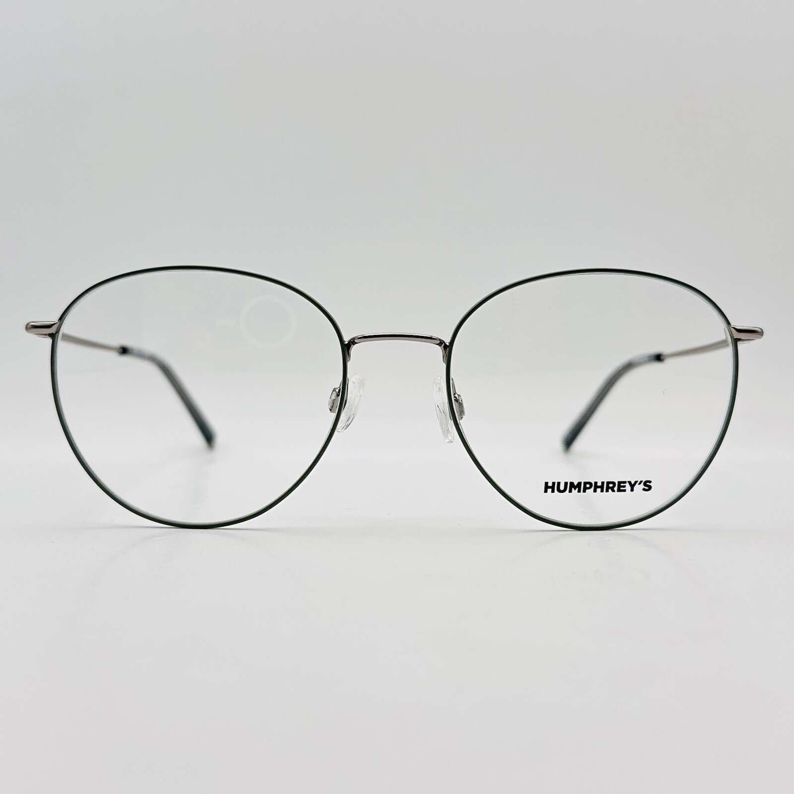 Humphreys Brille Damen rund grün silber Mod. 582369 by Eschenbach NEU