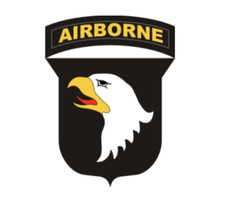 4" 101st airborne division bumper sticker decal made in usa