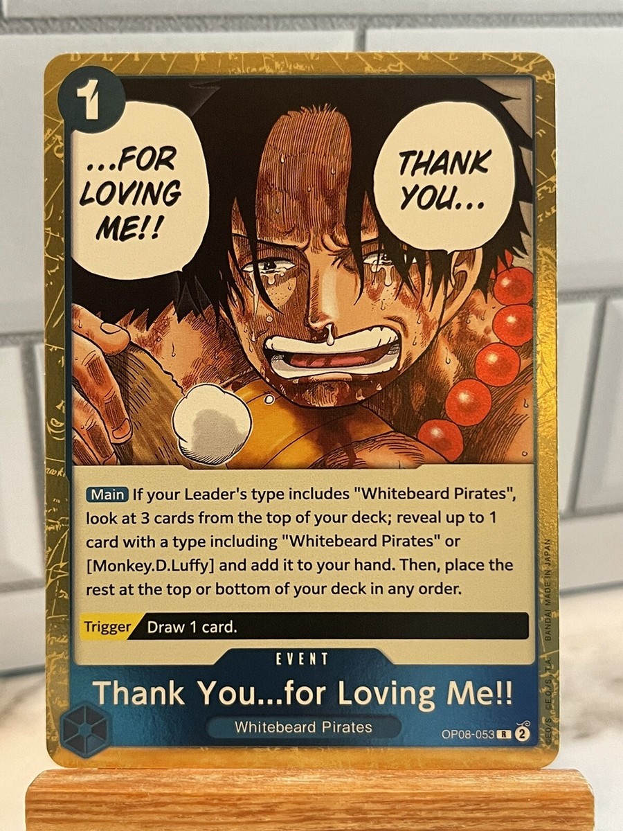 One Piece Card Game Thank YouFor Loving Me OP08-053 English | eBay
