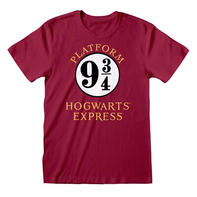 Harry Potter T-Shirt Rot Unisex Hogwarts Express