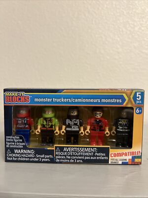 MAKE IT BLOCKS MINI BLOCK ACTION FIGURE TOYS (BRAND NEW)