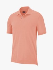 Nike Golf Dri-Fit Orange Polo Shirt AT6111-606 Men  s Size Large