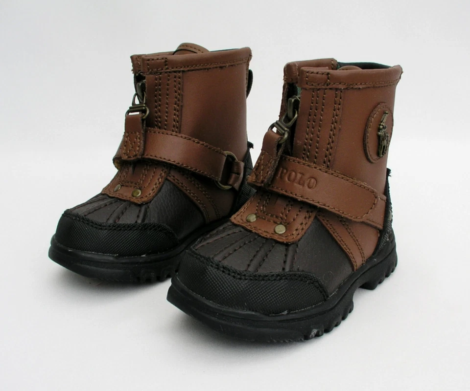 POLO RALPH LAUREN - CONQUERED HI - NIÑO PEQUEÑO TALLA 5 - PUNTERA TAPADA DE CUERO - 998825 Foto 2 de 4