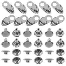 12pcs Alloy Buckle Boot Eyelet Repair Kit Alloy Shoe Lace Buckle