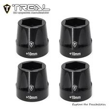 Treal Axial SCX6 +10mm  Wheel Hex Hub Extended Wheel Adapter Extension Set