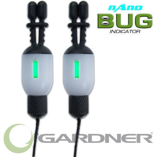 Gardner Tackle Nano Bug Bite Indicators & Betalights (Set of 2) - Carp Fishing
