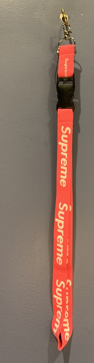 Hot Pink Lanyard Key Chain Cellphone for SUPREME Universal Car